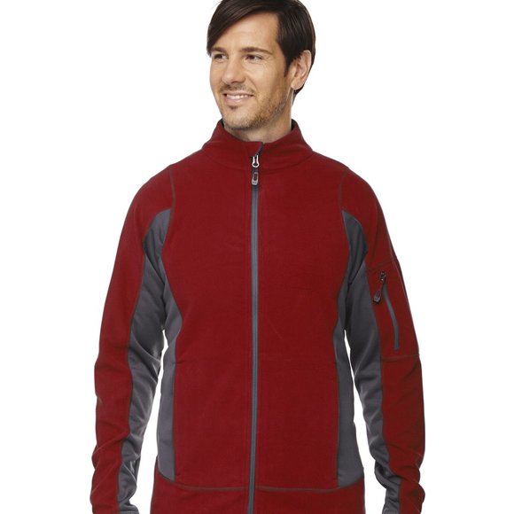 NORTH END GENERATE MENS TEXTURED FLEECE JACKET -2X - Picture 2 of 3